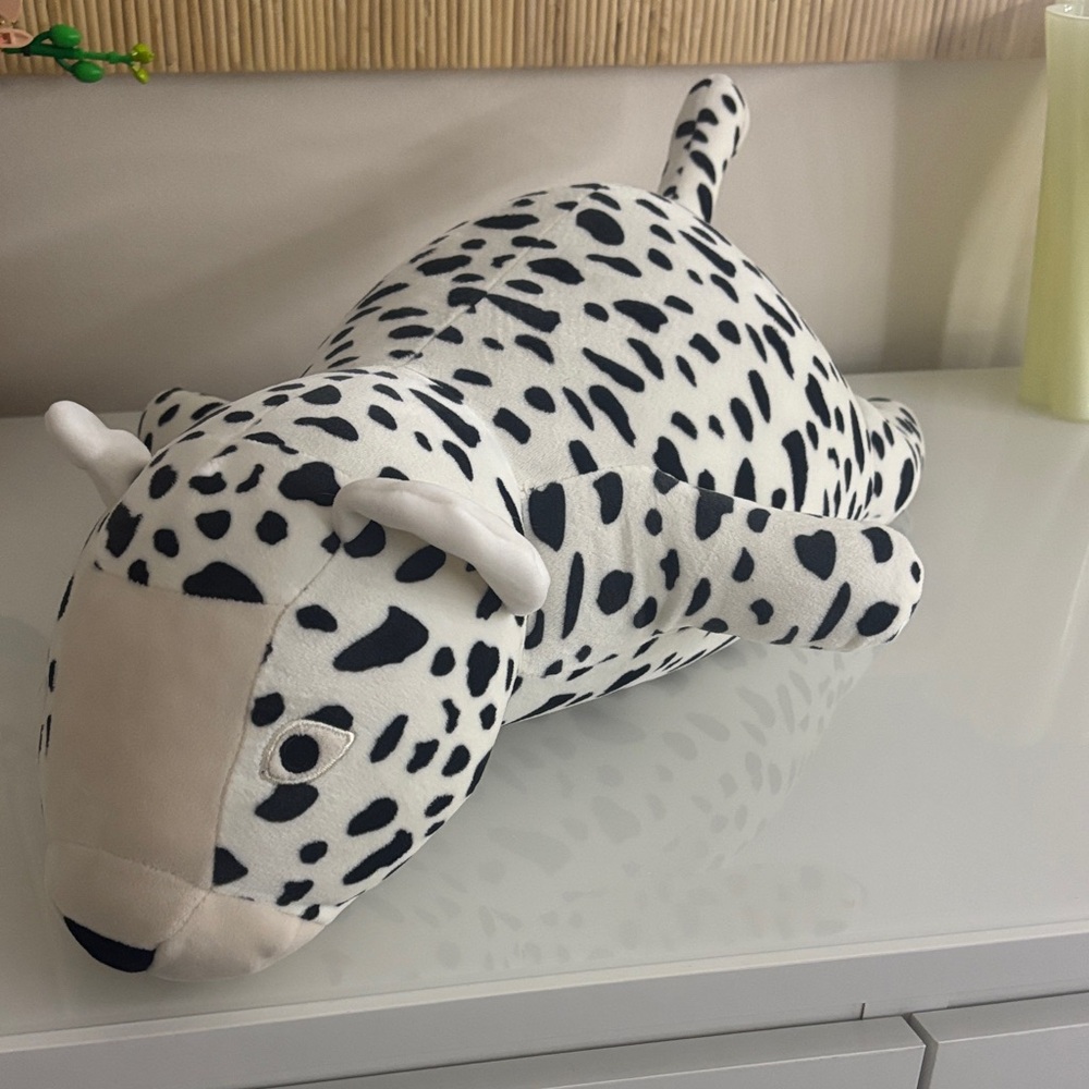 Target Plush Leopard Home Accent in Black and White